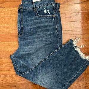 Highrise crop jeans